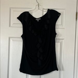 Classiques Entier Black Ruffle Blouse